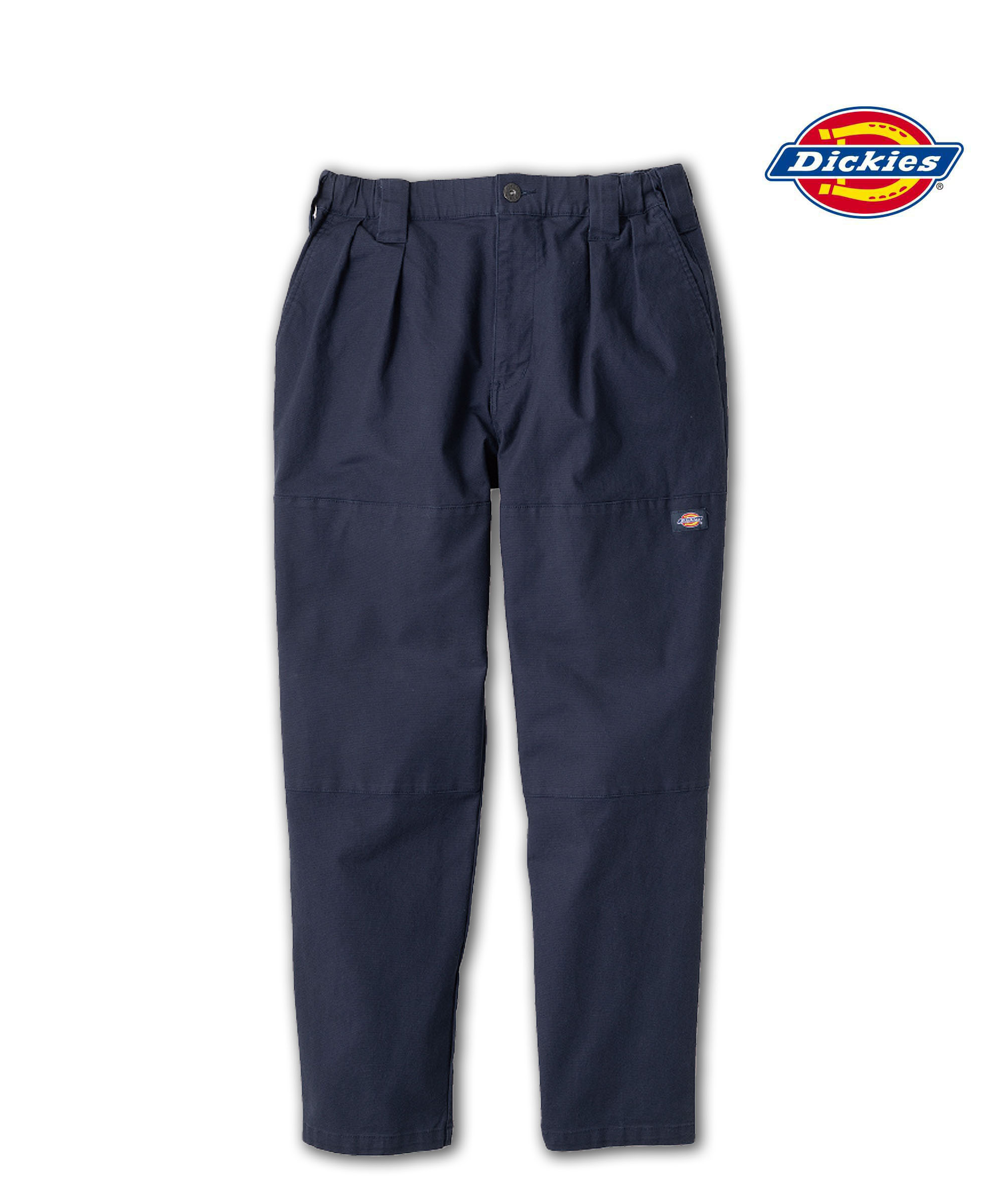 C2D7533 Dickiesストレッチダブルニーパンツ ネイビー