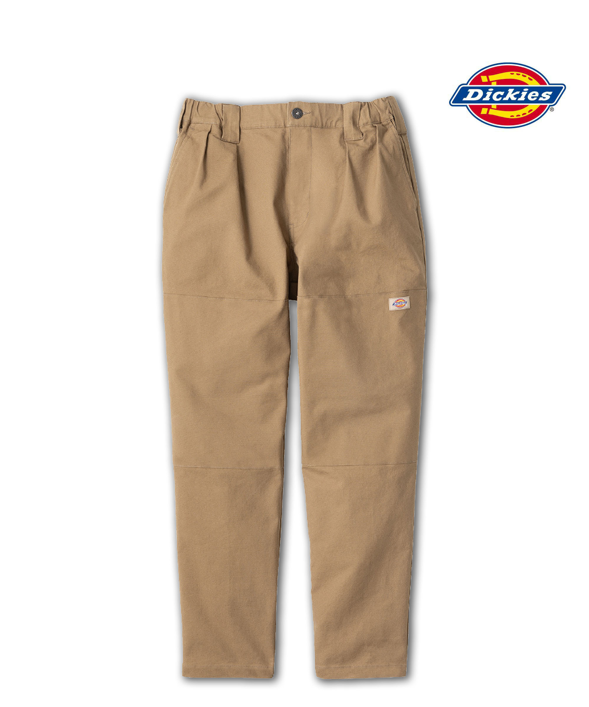C2D7533 Dickiesストレッチダブルニーパンツ キャメル