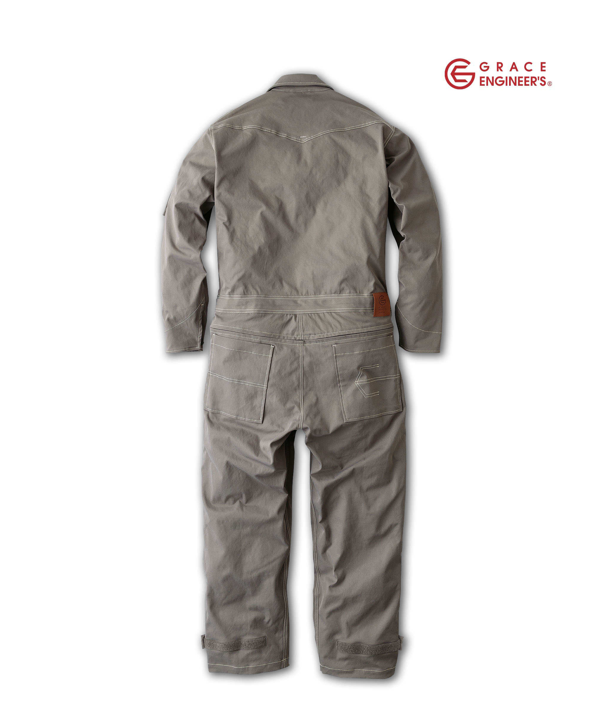 S1GE900 長袖つなぎ服 バーチグレー