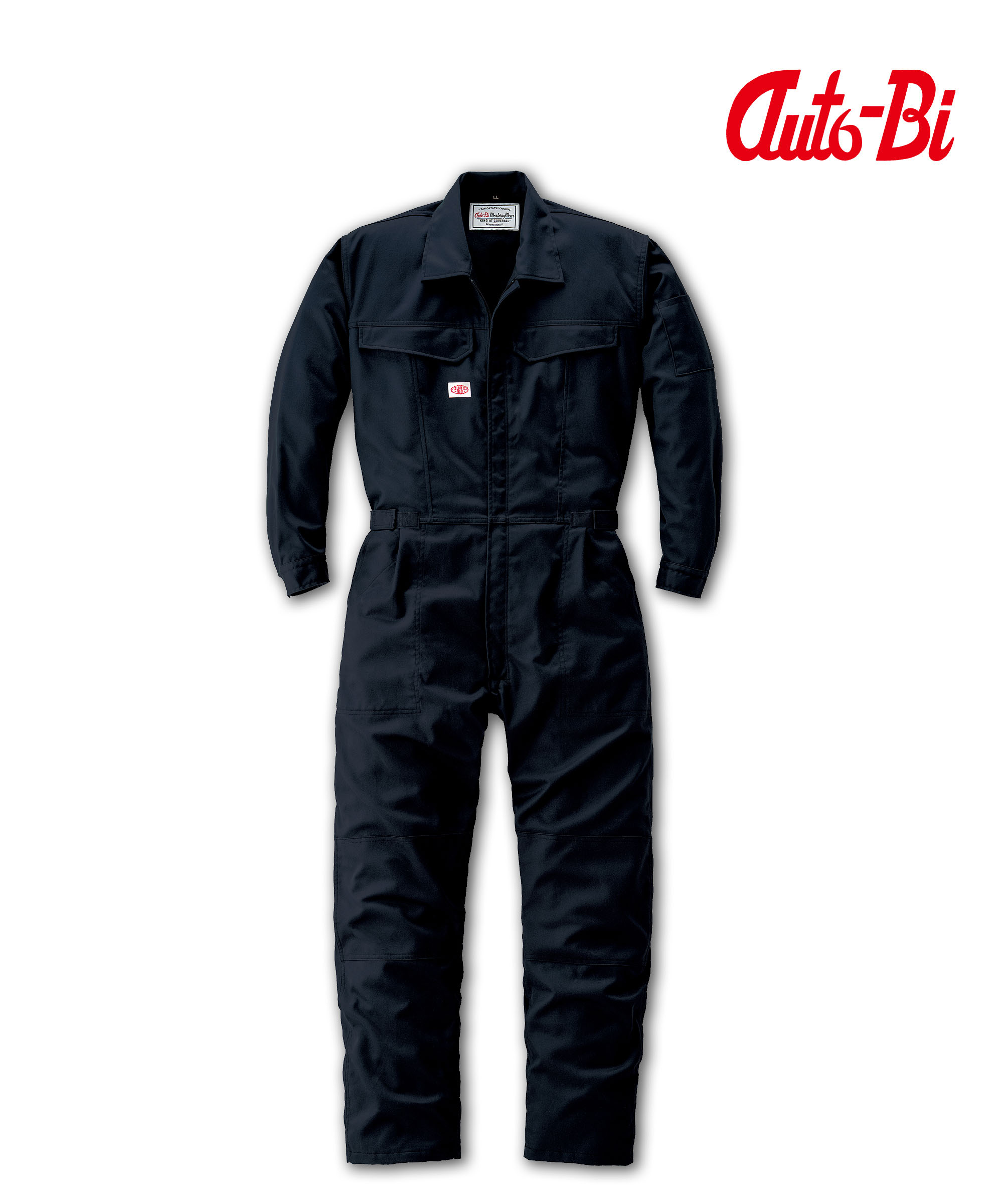 Y326010 AUTO-BI 長袖つなぎ服 ブラック